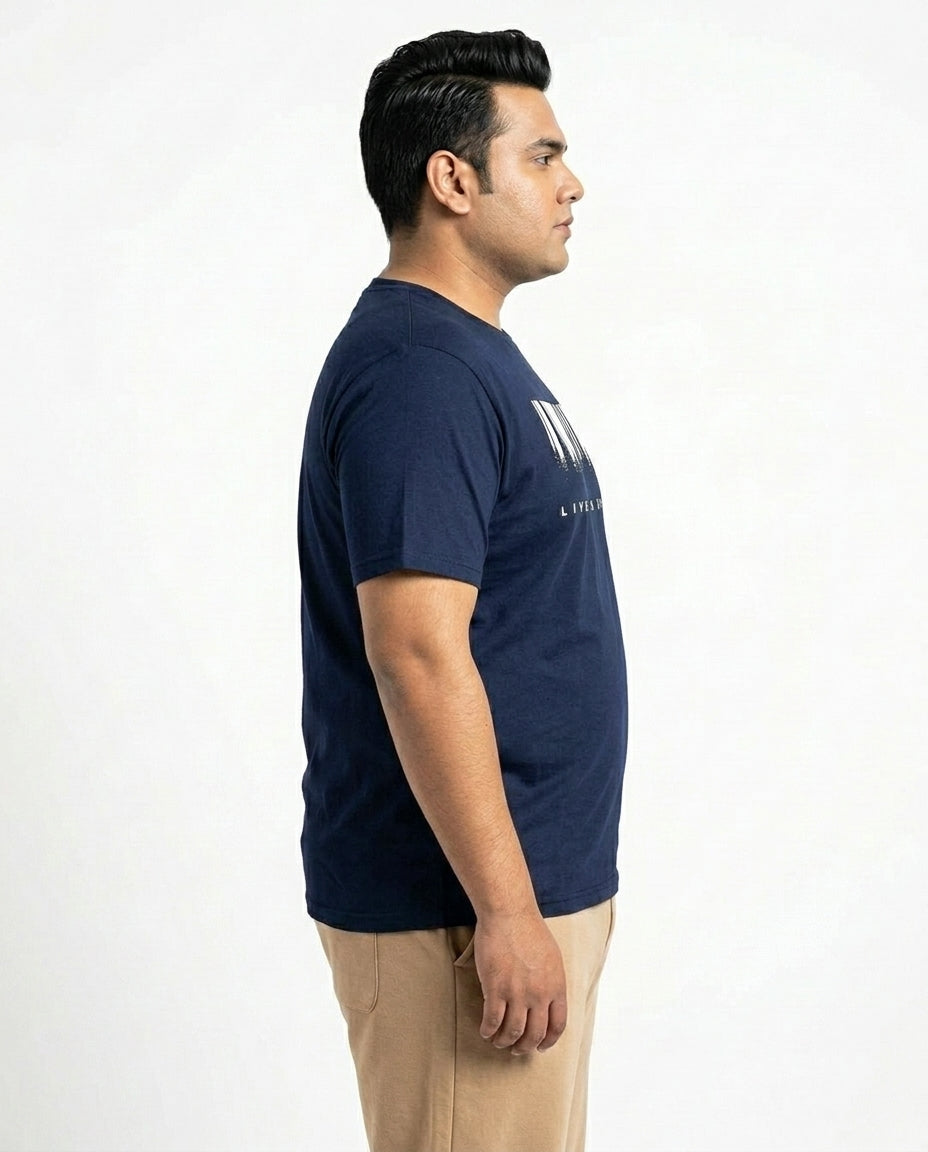 Live Your Dream Plus Size Men Premium Tee