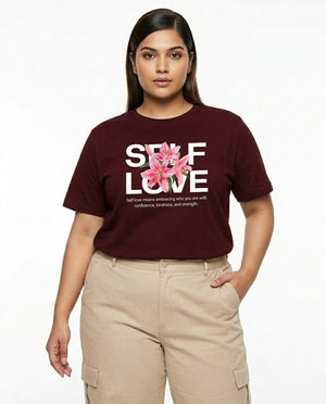 Self Love Plus Size Women Premium Tee