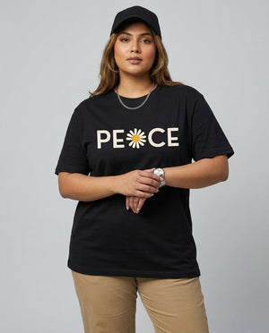 Peace Plus Size Women Premium Tee