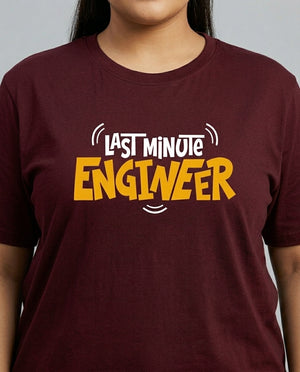 Last Minute Engineer Plus Size Women Premium Tee