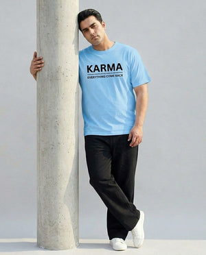 Karma Plus Size Men Premium Tee