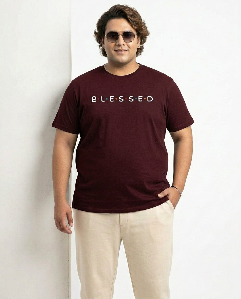 Blessed Plus Size Men Premium Tee
