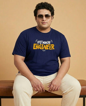 Last Minute Engineer Plus Size Men Premium Tee