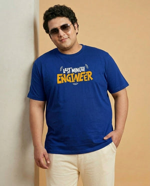 Last Minute Engineer Plus Size Men Premium Tee