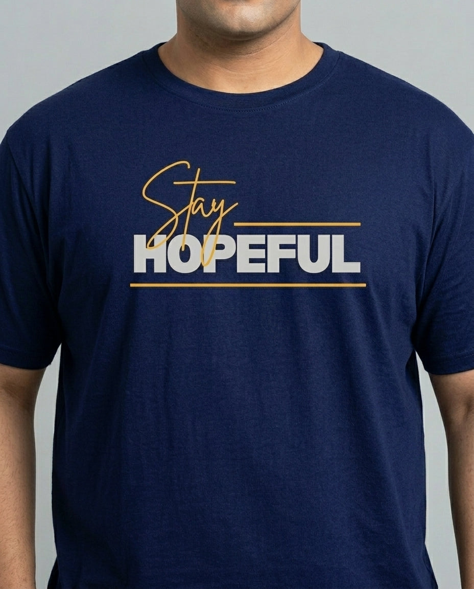 Stay Hopeful Plus Size Men Premium Tee