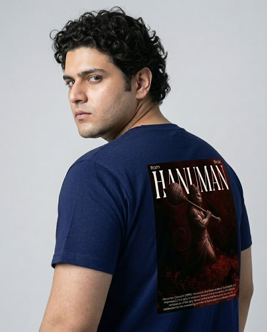 Hanuman Plus Size Men Premium Tee