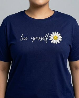 Love Yourself Plus Size Women Premium Tee