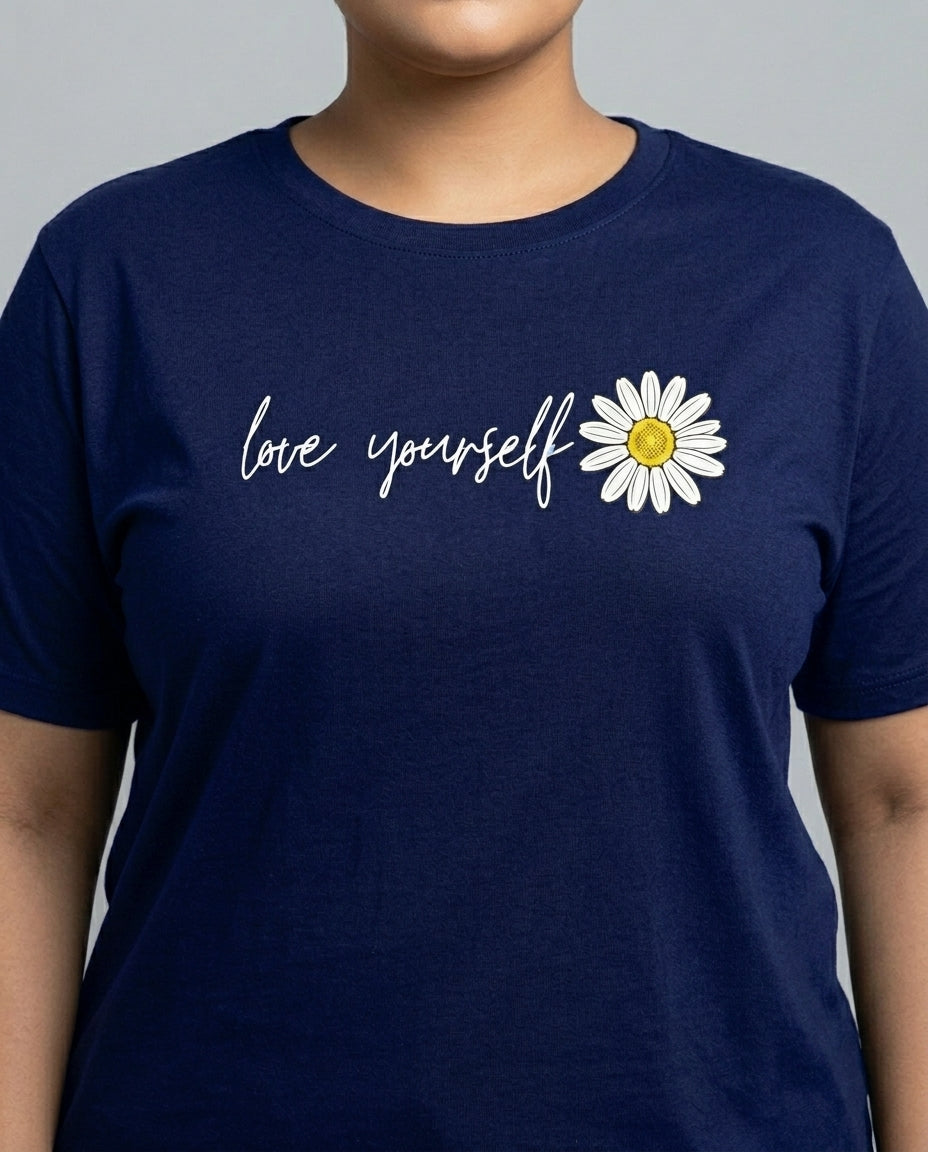 Love Yourself Plus Size Women Premium Tee