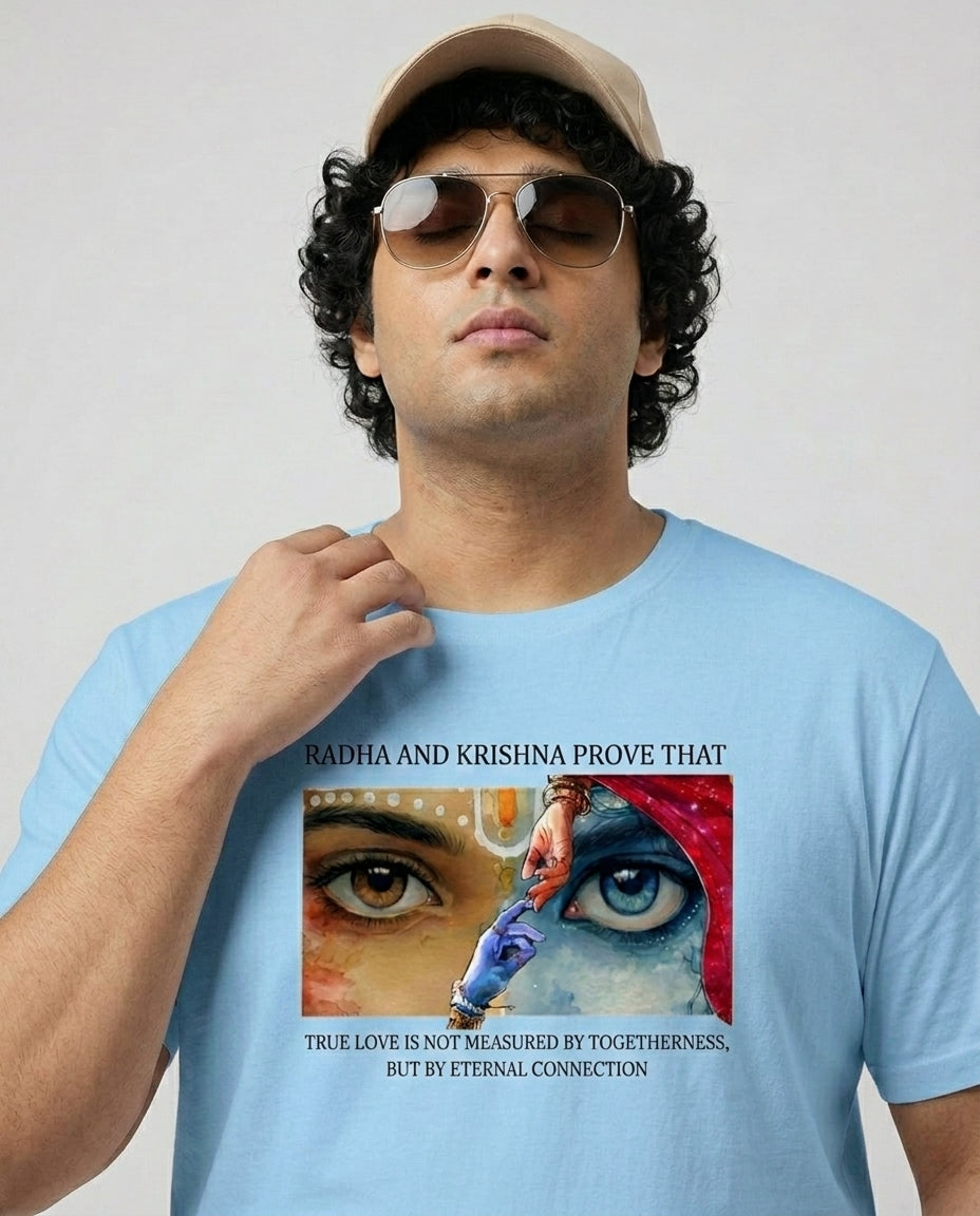 Radha Krishna Plus Size Men Premium Tee