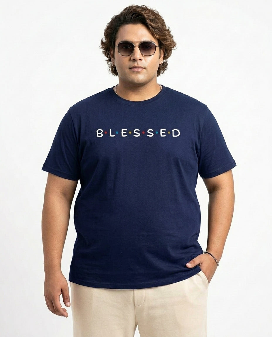 Blessed Plus Size Men Premium Tee