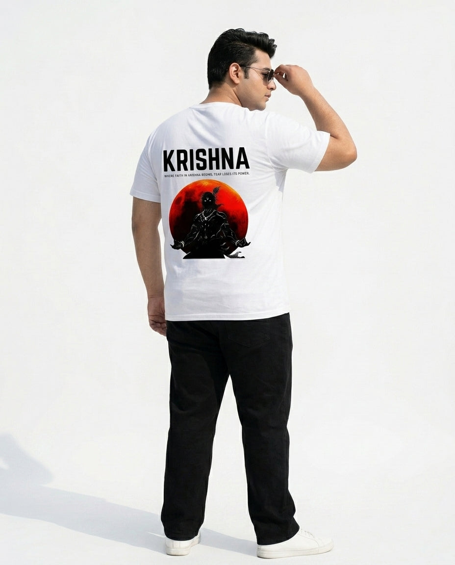 Krishna Plus Size Men Premium Tee