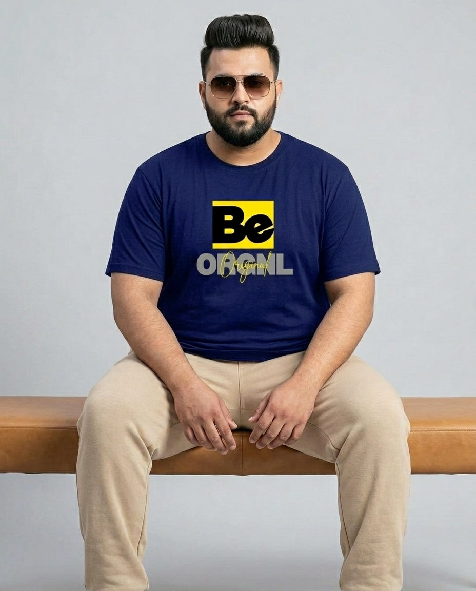 Be Original Plus Size Men Premium Tee