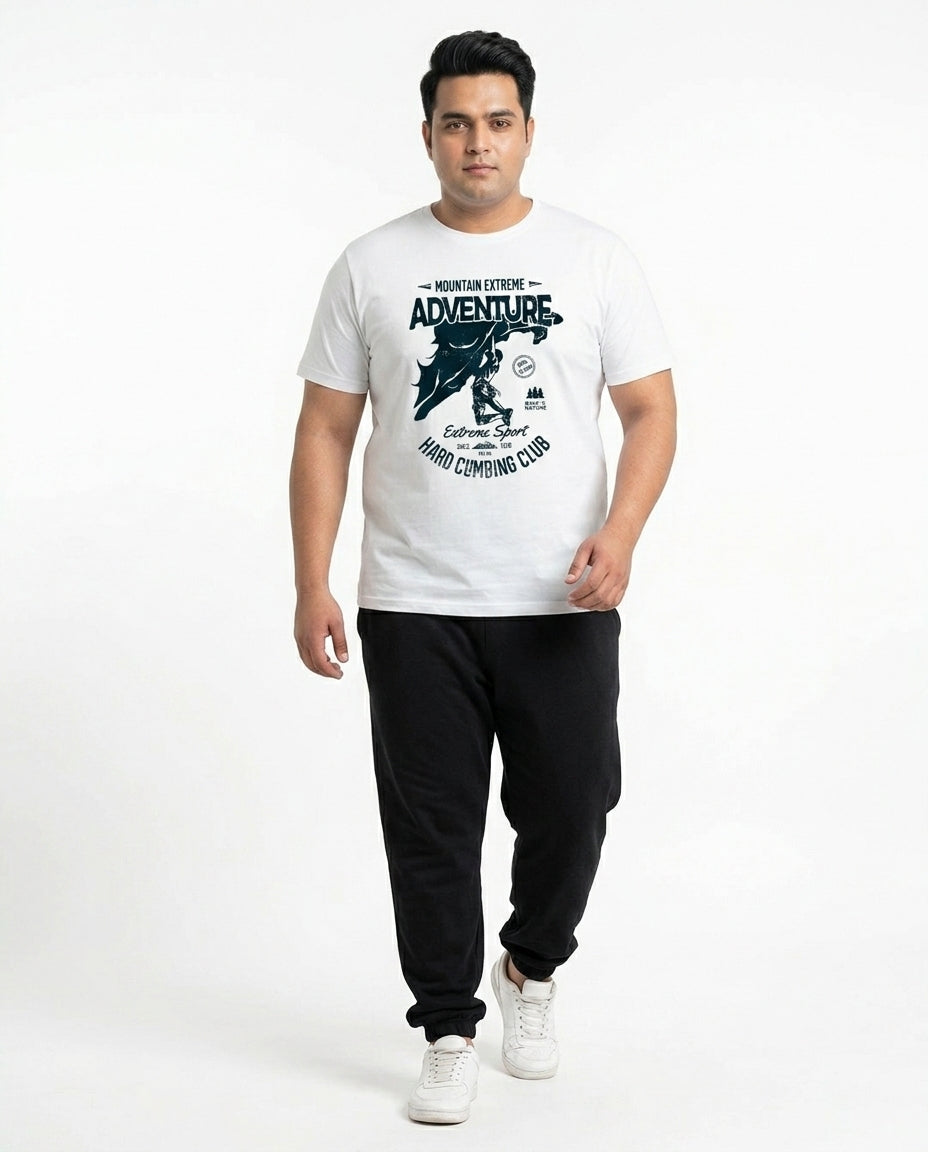 Mountain Extereme Adventure Plus Size Men Premium Tee