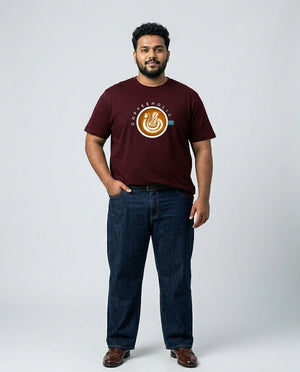 Coffeeholic Plus Size Men Premium Tee
