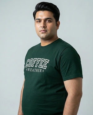 Coffee Weather Plus Size Men Premium Tee