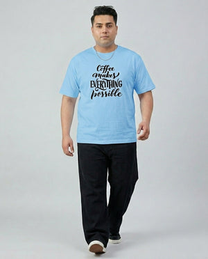 Coffee Makes Every things Plus Size Men Premium Tee