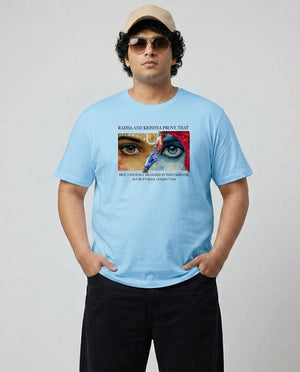 Radha Krishna Plus Size Men Premium Tee