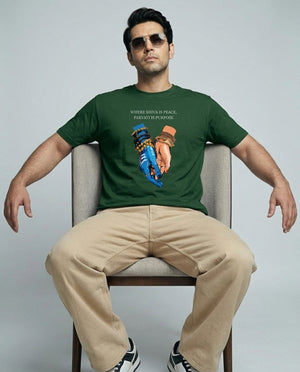 Where Shiva is peace Plus Size Men Premium Tee