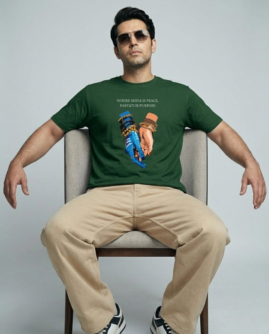 Where Shiva is peace Plus Size Men Premium Tee
