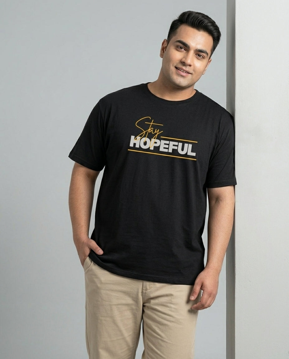 Stay Hopeful Plus Size Men Premium Tee