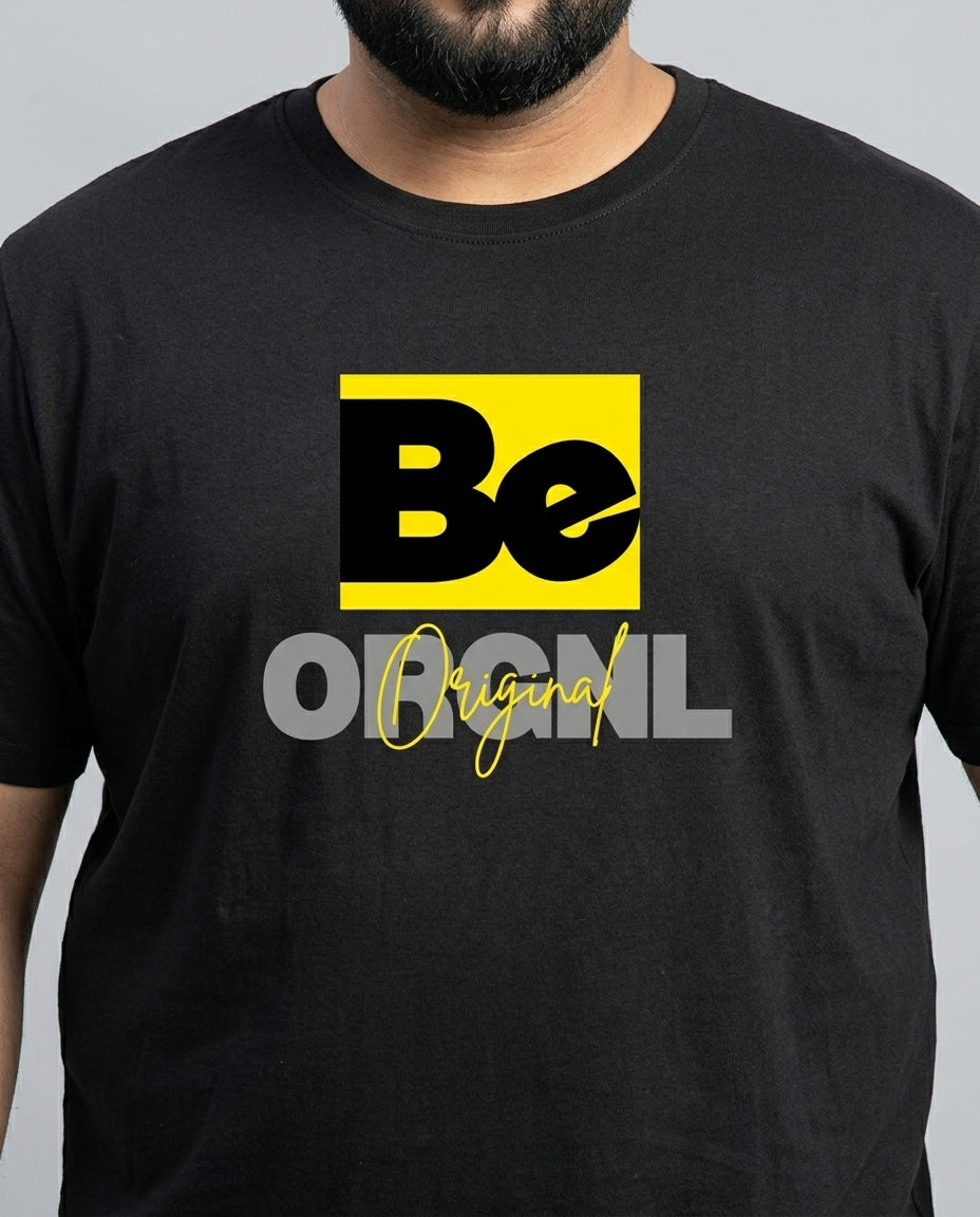 Be Original Plus Size Men Premium Tee