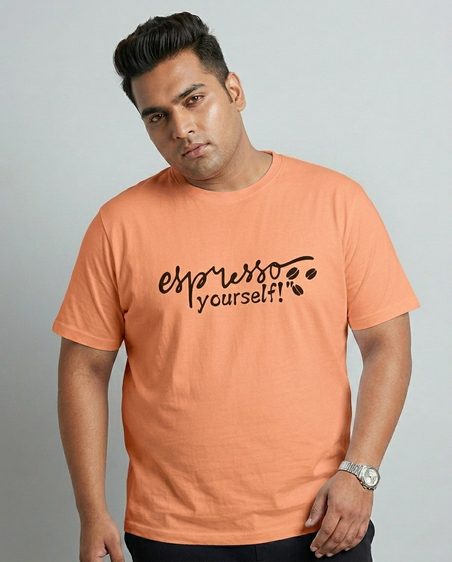 Expresso Yourself Plus Size Men Premium Tee