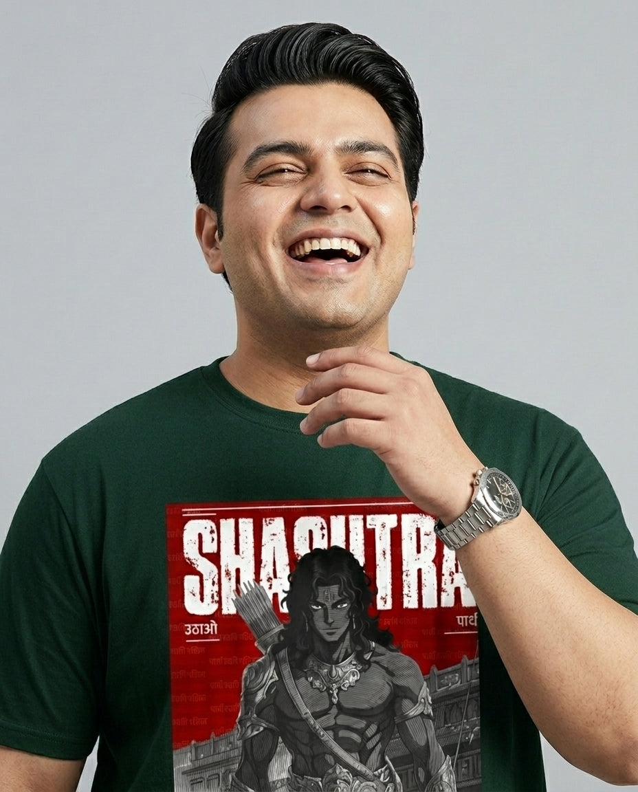 Shastra Plus Size Men Premium Tee