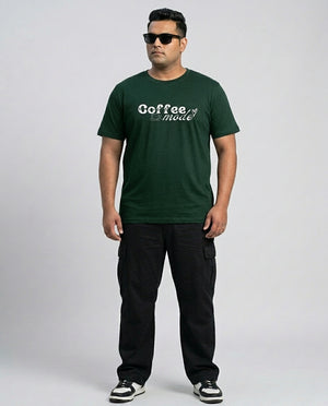 Coffee Mode Plus Size Men Premium Tee