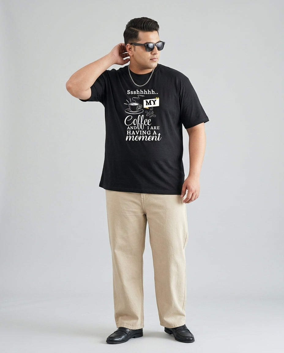 My Coffee Plus Size Men Premium Tee