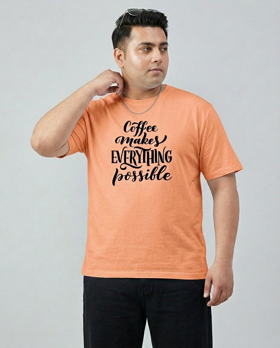 Coffee Makes Every things Plus Size Men Premium Tee