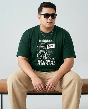 My Coffee Plus Size Men Premium Tee