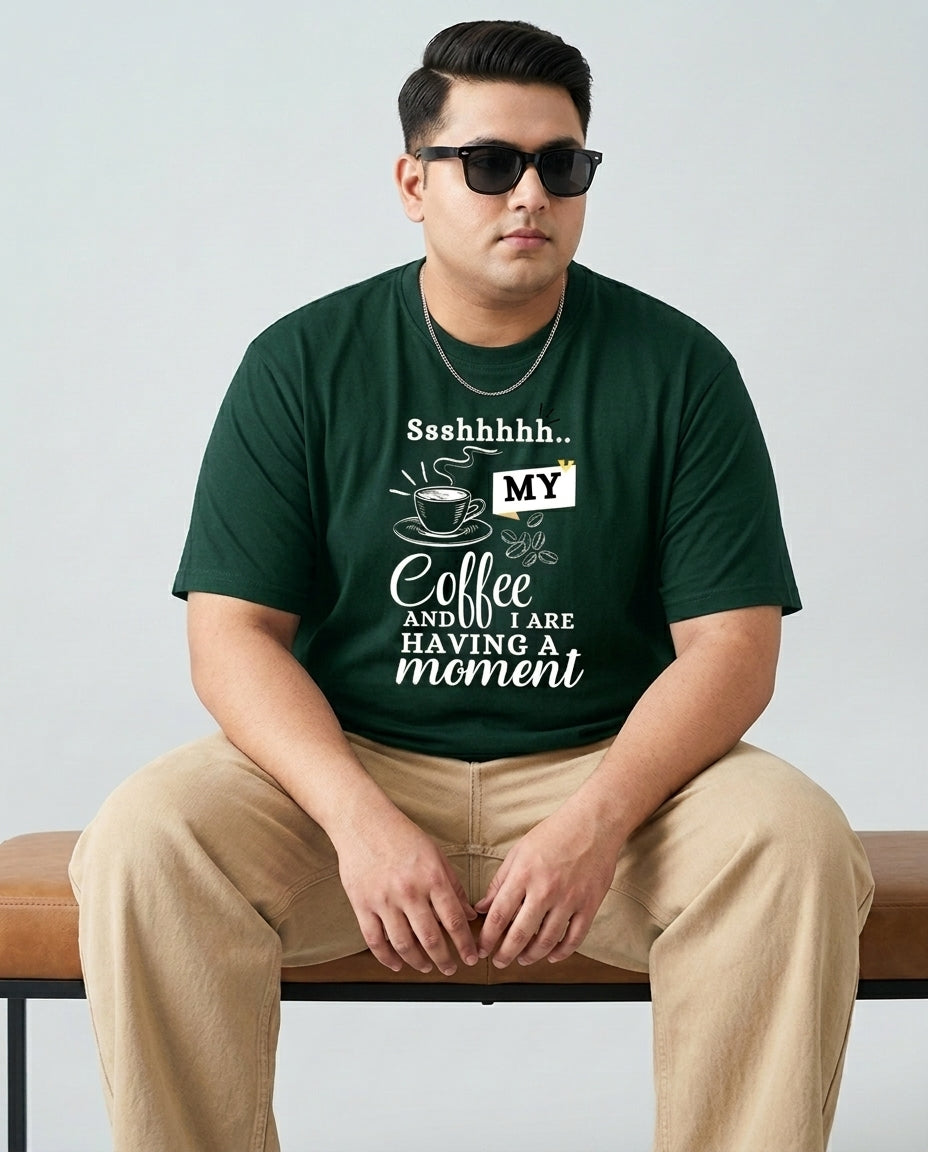 My Coffee Plus Size Men Premium Tee