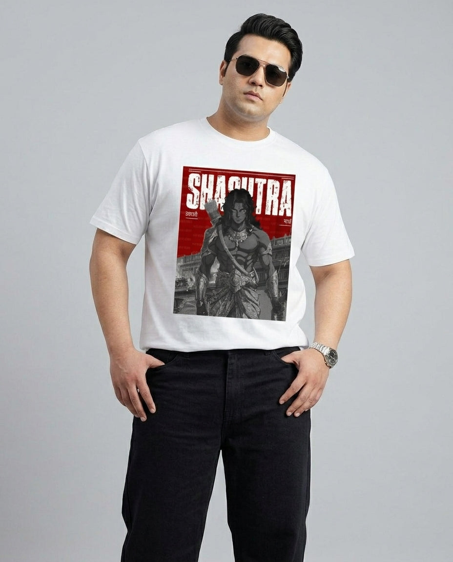 Shastra Plus Size Men Premium Tee