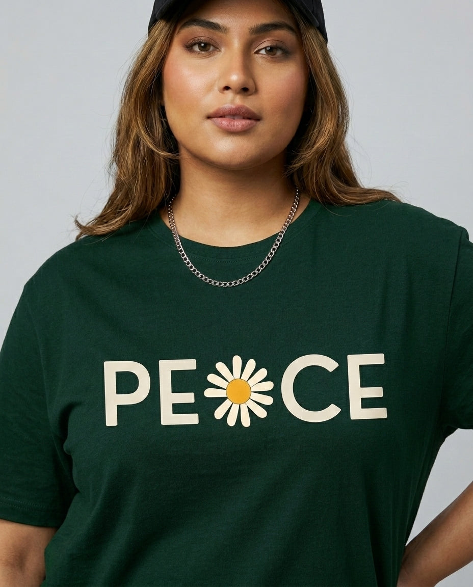 Peace Plus Size Women Premium Tee