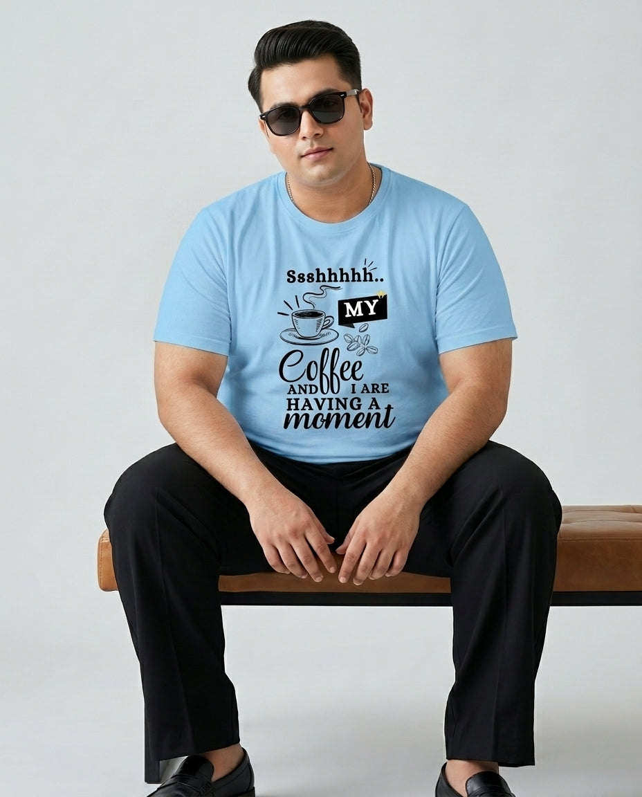 My Coffee Plus Size Men Premium Tee