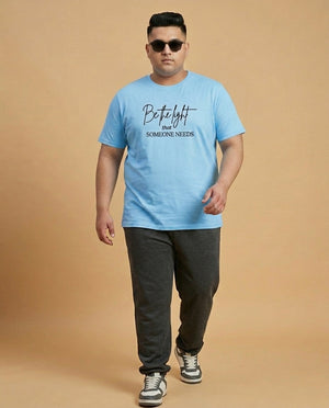 Be The Light Plus Size Men Premium Tee