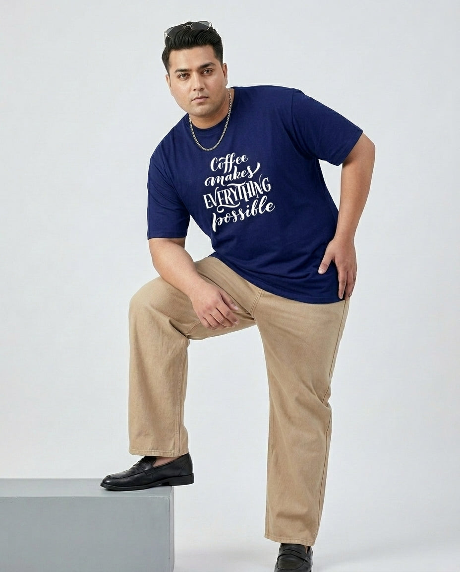 Coffee Makes Every things Plus Size Men Premium Tee