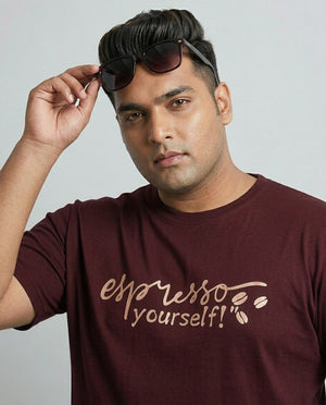 Expresso Yourself Plus Size Men Premium Tee