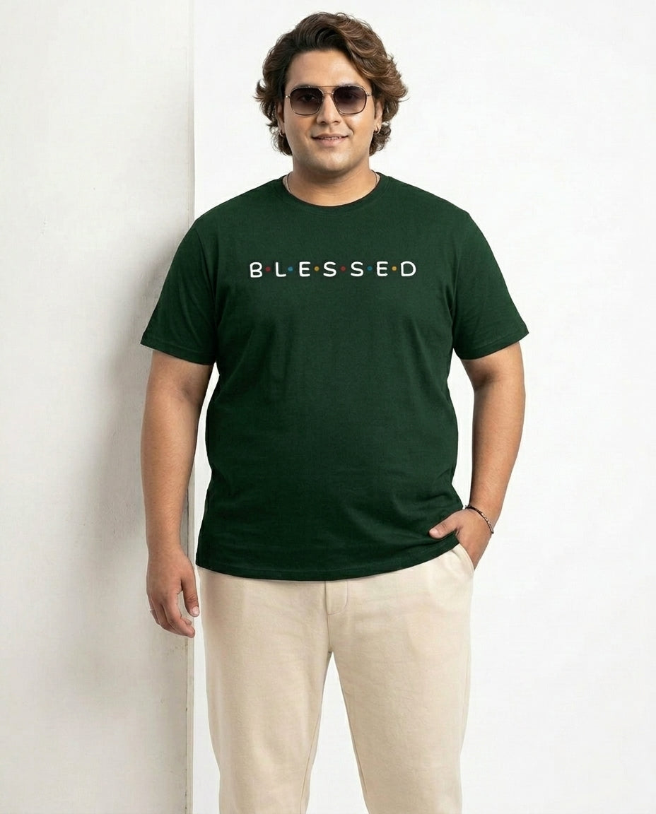 Blessed Plus Size Men Premium Tee