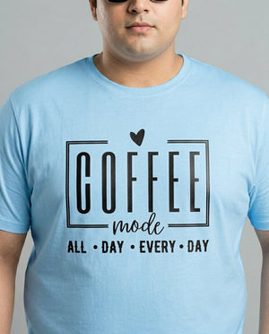 Coffee All Day Every Day Plus Size Men Premium Tee