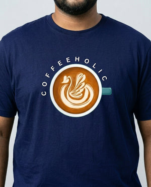 Coffeeholic Plus Size Men Premium Tee