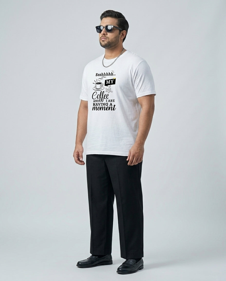 My Coffee Plus Size Men Premium Tee