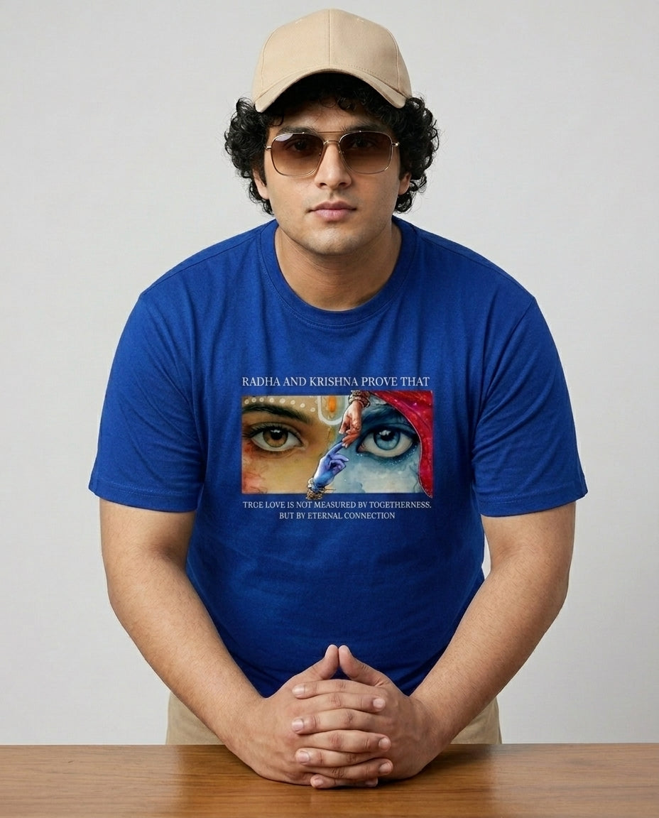 Radha Krishna Plus Size Men Premium Tee