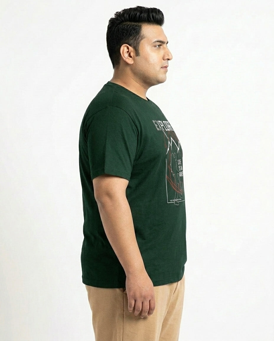 Life Is An Adventure Plus Size Men Premium Tee