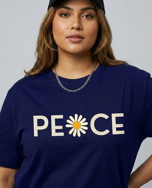 Peace Plus Size Women Premium Tee