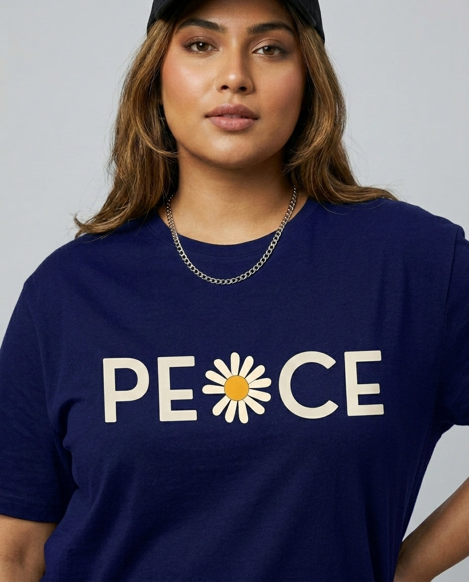 Peace Plus Size Women Premium Tee