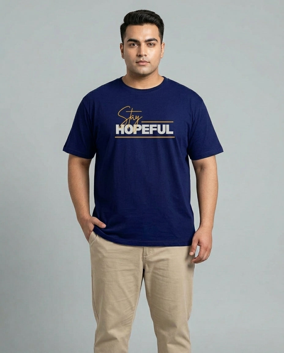 Stay Hopeful Plus Size Men Premium Tee