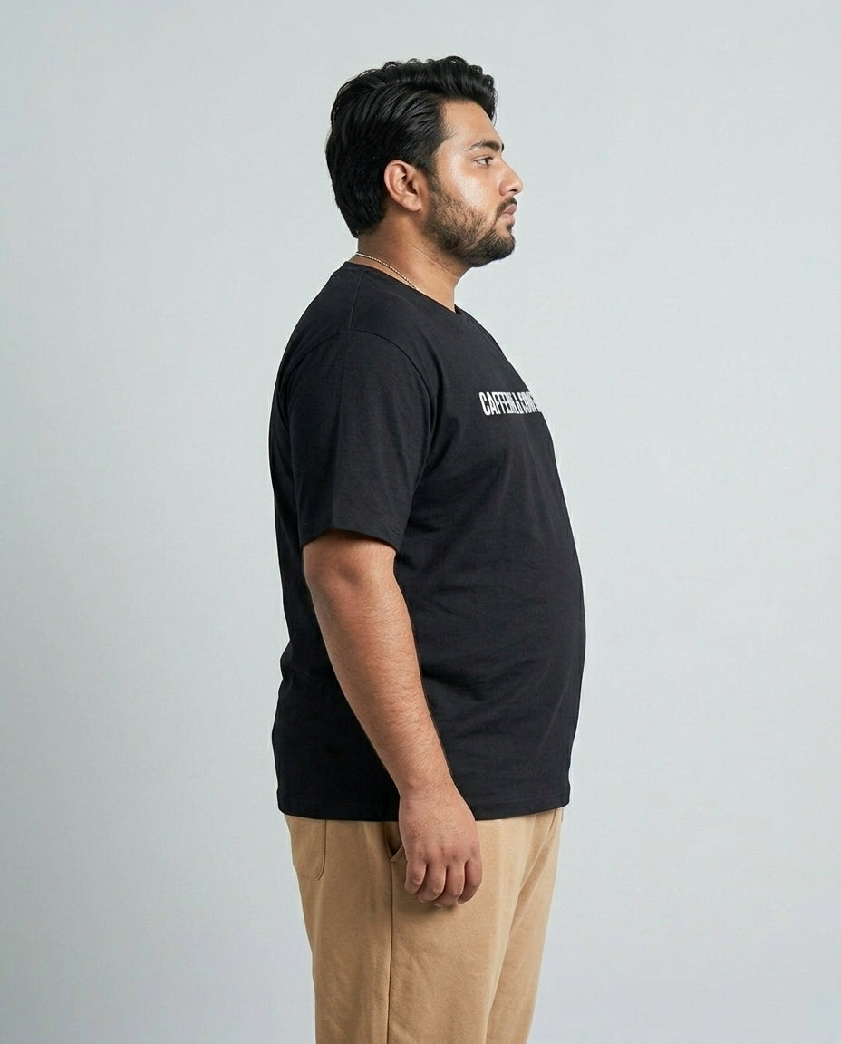 Caffeine & Confidence Plus Size Men Premium Tee