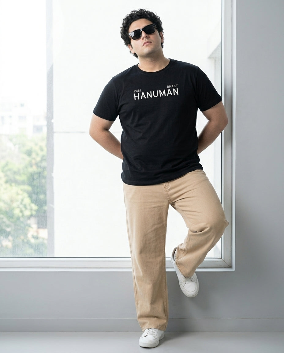 Hanuman Plus Size Men Premium Tee