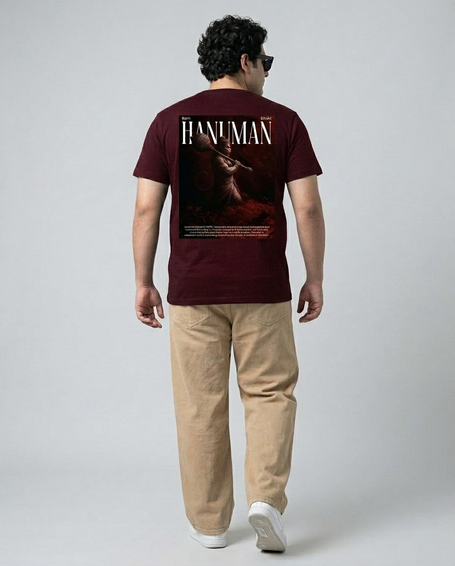 Hanuman Plus Size Men Premium Tee